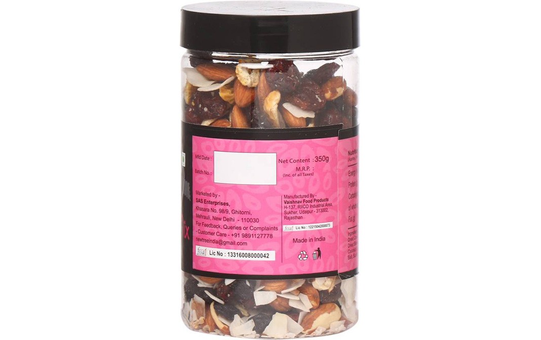 New Tree Almond Berry Mix Trail Bites   Jar  350 grams